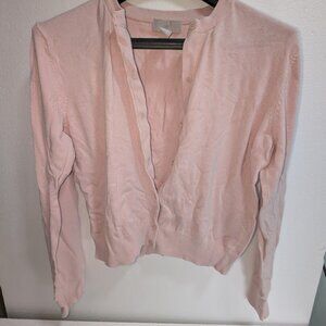 H & M Blush Pink Cardigan